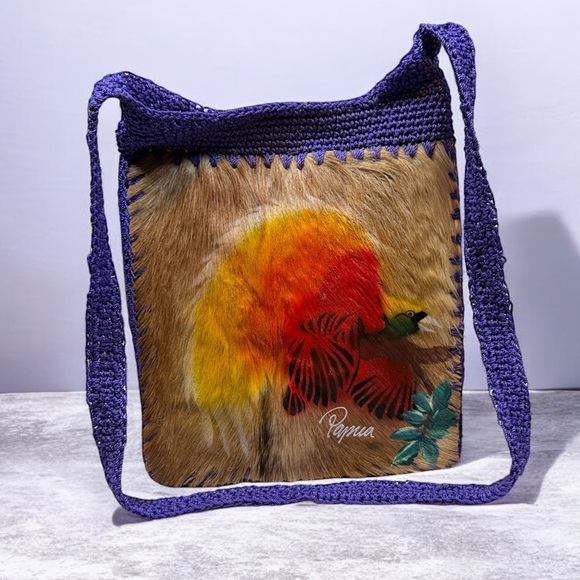Handbags - Traditional Handwoven Bilum Bag Orgins Papua New Guinea